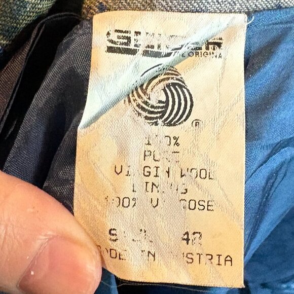 Vintage Geiger wool patterned midi skirt - Picture 7 of 7